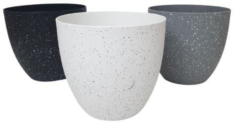 בית עציץ דגם שיש במבחר צבעים כ-15.5X15 ס"מ קונים רק באטרקציה מהיבואן לצרכן