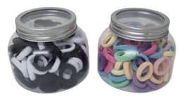 קופסא פלסטיק 50 גומיות שיער רק באתר אטרקציה