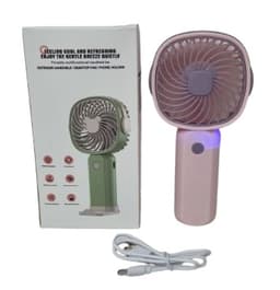 מאוורר ידני עם תאורה נטען ירוק / ורוד קונים רק באטרקציה מהיבואן לצרכן