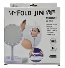 מראה דו צדדית מתקפלת עם תאורת לד נטענת קונים רק באטרקציה מהיבואן לצרכן