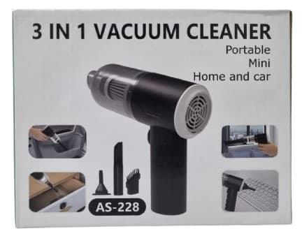 שואב אבק מיני נייד נטען רק באטרקציה.