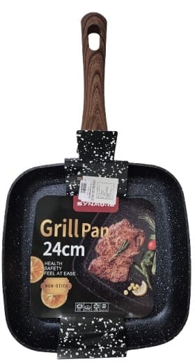 מחבת פסים גריל 24 ס"מ רק באטרקציה