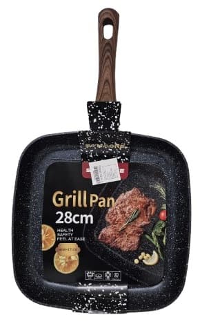 מחבת פסים גריל 28 ס"מ רק באטרקציה