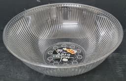 קערת הגשה עגולה אקריליק מעוצבת קוטר 27 ס"מ רק באטרקציה.