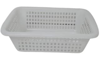 סלסלה פלסטיק לאחסון 26.5X19 גובה 8 ס"מ רק באטרקציה.