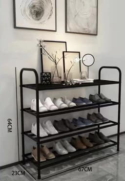 מעמד מתכת שחור 4 קומות קונים רק באטרקציה מהיבואן לצרכן