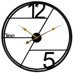 שעון קיר דקורטיבי ממתכת קוטר כ- 60 ס"מ קונים רק באטרקציה