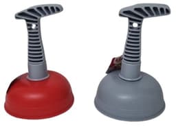 פומפה קטנה עם ידית אחיזה פלסטיק רק באטרקציה.