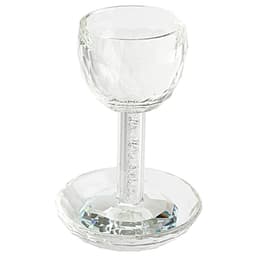 כוס קידוש ותחתית קריסטל רק באטרקציה.