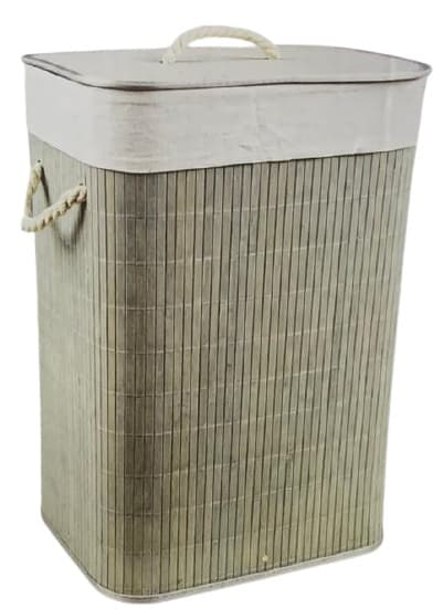 סל כביסה במבוק מרובע במגוון צבעים במחיר משתלם באטרקציה