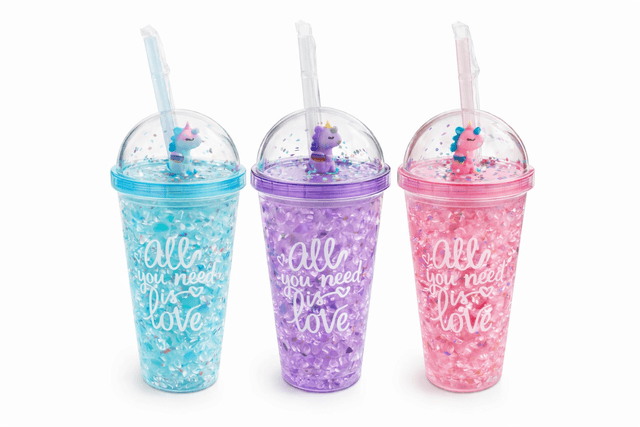 כוס "חד-קרן" מנצנצת – קסם ואהבה בכל לגימה קונים רק באטרקציה מהיבואן לצרכן