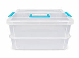 קופסת ארגון חכמה 2 קומות – לתרופות, יצירה כלי תפירה ועוד קונים רק באטרקציה מהיבואן לצרכן