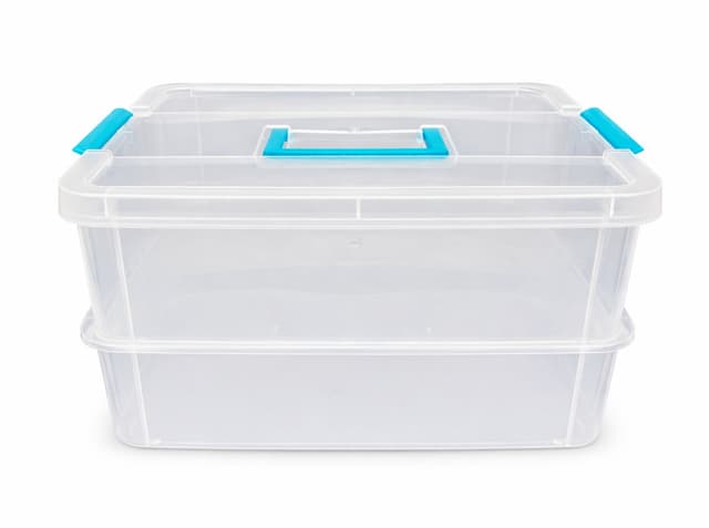 קופסת ארגון חכמה 2 קומות – לתרופות, יצירה כלי תפירה ועוד קונים רק באטרקציה מהיבואן לצרכן