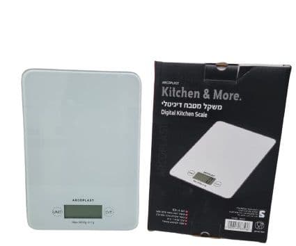 משקל מטבח זכוכית