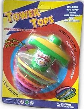 סביבון מגדל 1/5 בלוח