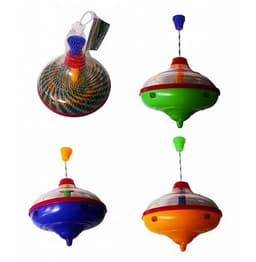 סביבון פומפה צבעוני ברשת 16.5 ס"מאתר אטרקציה מהיבואן לצרכן