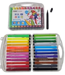 חבילה 24 טושים צבעוניים איכותיים במזוודה קונים רק באטרקציה מהיבואן לצרכן