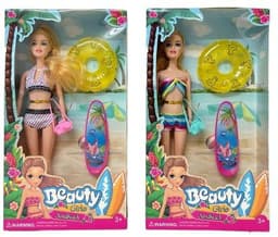 בובת אופנה עם גלשן רק באטרקציה