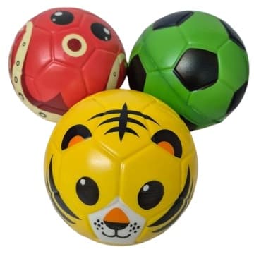 כדור ספוג דחוס קוטר 16 ס"מ - במבחר דגמים וצבעים קונים רק באטרקציה מהיבואן לצרכן