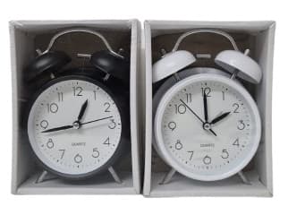 שעון מעורר פעמון שחור / לבן רק באטרקציה