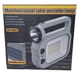 תאורת חירום נטענת על ידי כבל USB / סולארית עם ידית נשיאה קונים רק באטרקציה מהיבואן לצרכן