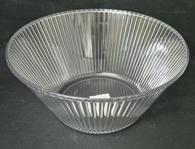 קערה להגשה אקריליק מעוצבת עגולה 22X10 ס"מ קונים רק באטרקציה מהיבואן לצרכן