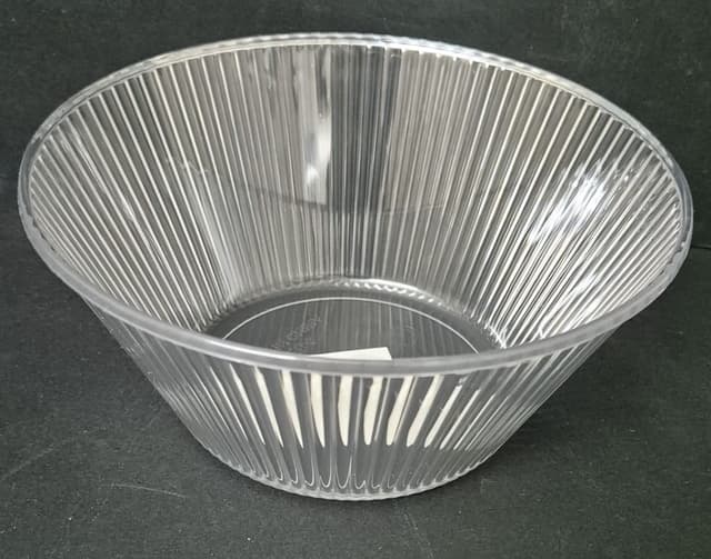 קערה להגשה אקריליק מעוצבת עגולה 18X8 ס"מ קונים רק באטרקציה מהיבואן לצרכן