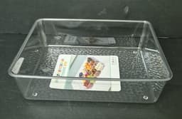 סלסלה אקריליק שקופה לאחסון 20X15.5 ס"מ רק באטרקציה