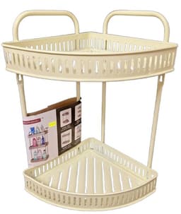 מעמד פינתי לאמבטיה 2 קומות צבע שמנת קונים רק באטרקציה מהיבואן לצרכן