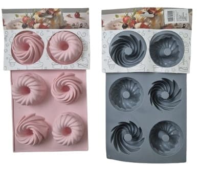 תבנית סיליקון לאפייה 6 שקעים מאפינס קונים רק באטרקציה מהיבואן לצרכן