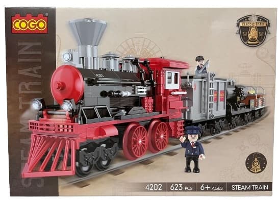 משחק הרכבה COGO רכבת 623 חלקים רק באטרקציה