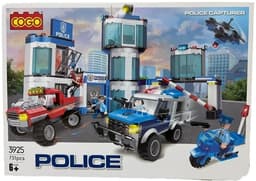 משחק הרכבה COGO תחנת משטרה 731 חלקים רק באטרקציה