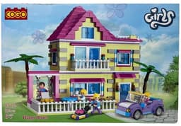 משחק הרכבה COGO וילה גדולה 892 חלקים רק באטרקציה