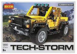 משחק הרכבה COGO ג'יפ שטח 491 חלקים רק באטרקציה