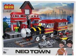 משחק הרכבה COGO רכבת 464 חלקים רק באטרקציה