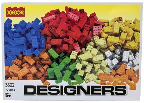משחק הרכבה COGO אבני בניה 720 חלקים רק באטרקציה