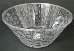 קערה להגשה אקריליק מעוצבת עגולה 22X10 ס"מ קונים רק באטרקציה מהיבואן לצרכן