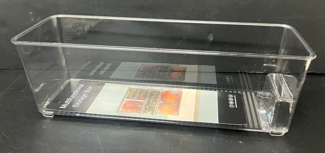 ארגונית אקריליק צרה שקופה לאחסון 31X10 ס"מ קונים רק באטרקציה מהיבואן לצרכן