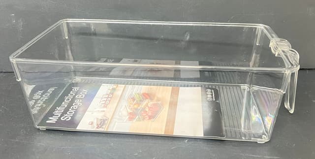 ארגונית אקריליק שקופה לאחסון עם ידית 31X15 ס"מ קונים רק באטרקציה מהיבואן לצרכן