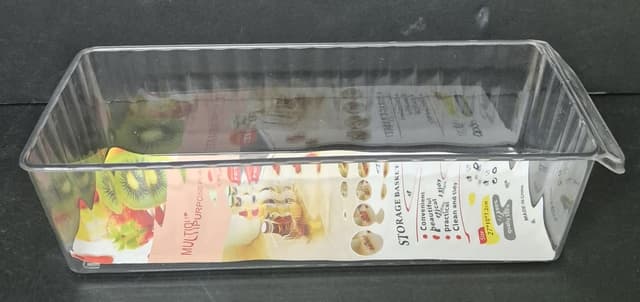 ארגונית צרה אקריליק שקופה לאחסון 27X10 ס"מ קונים רק באטרקציה מהיבואן לצרכן