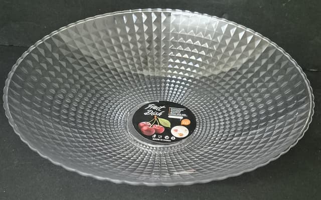 קערת הגשה אקריליק מעוצבת קוטר 23 ס"מ קונים רק באטרקציה מהיבואן לצרכן