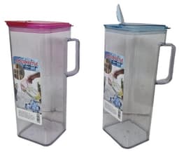 קנקן שתייה אקרילי 2 ליטר כחול / ורוד רק באטרקציה