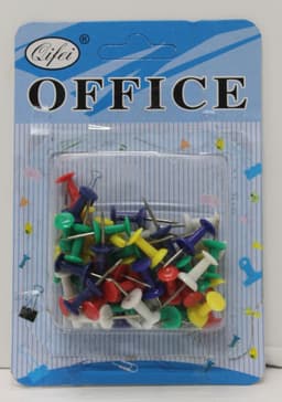 50 יחידות נעצים צבעוניים - ראש פלסטיק קונים רק באטרקציה מהיבואן לצרכן