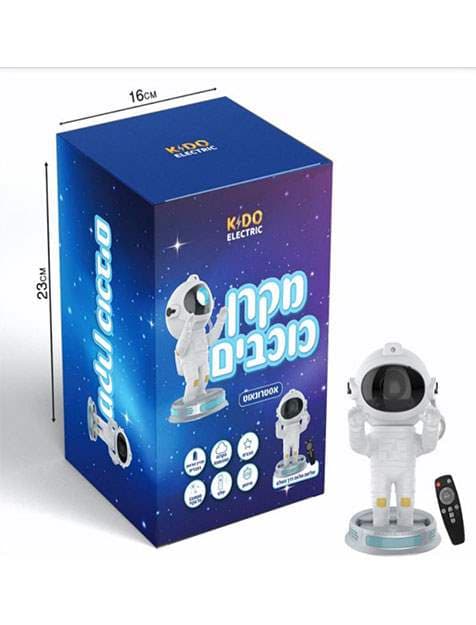 מקרן כוכבים אסטרונאוט כולל שלט רק באטרקציה