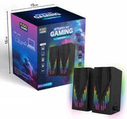 זוג רמקולים GAMING למחשב קונים רק באטרקציה מהיבואן לצרכן