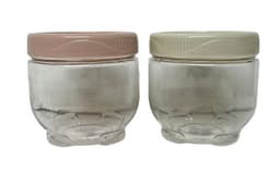 צנצנת פלסטיק מתברגת במגוון צבעים 400 מ"ל קונים רק באטרקציה מהיבואן לצרכן