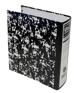 קלסר משרדי גב 8 A4 - שחור לבן קונים רק באטרקציה מהיבואן לצרכן