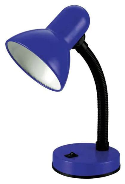 מנורת שולחן E27 GARDA כחול semicomאתר אטרקציה אונליין