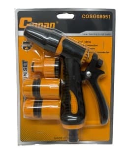 מארז 5 חלקים אקדח לצינור רק באתר אטרקציה מהיבואן לצרכן