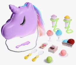 תיק חד קרן ערכת גלידה צעצוע באתר אטרקציה מהיבואן לצרכן